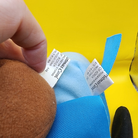 Vintage 1983 Disney Mickey's Christmas Carol Mickey Mouse & Goofy Plush Toys - Picture 6 of 8